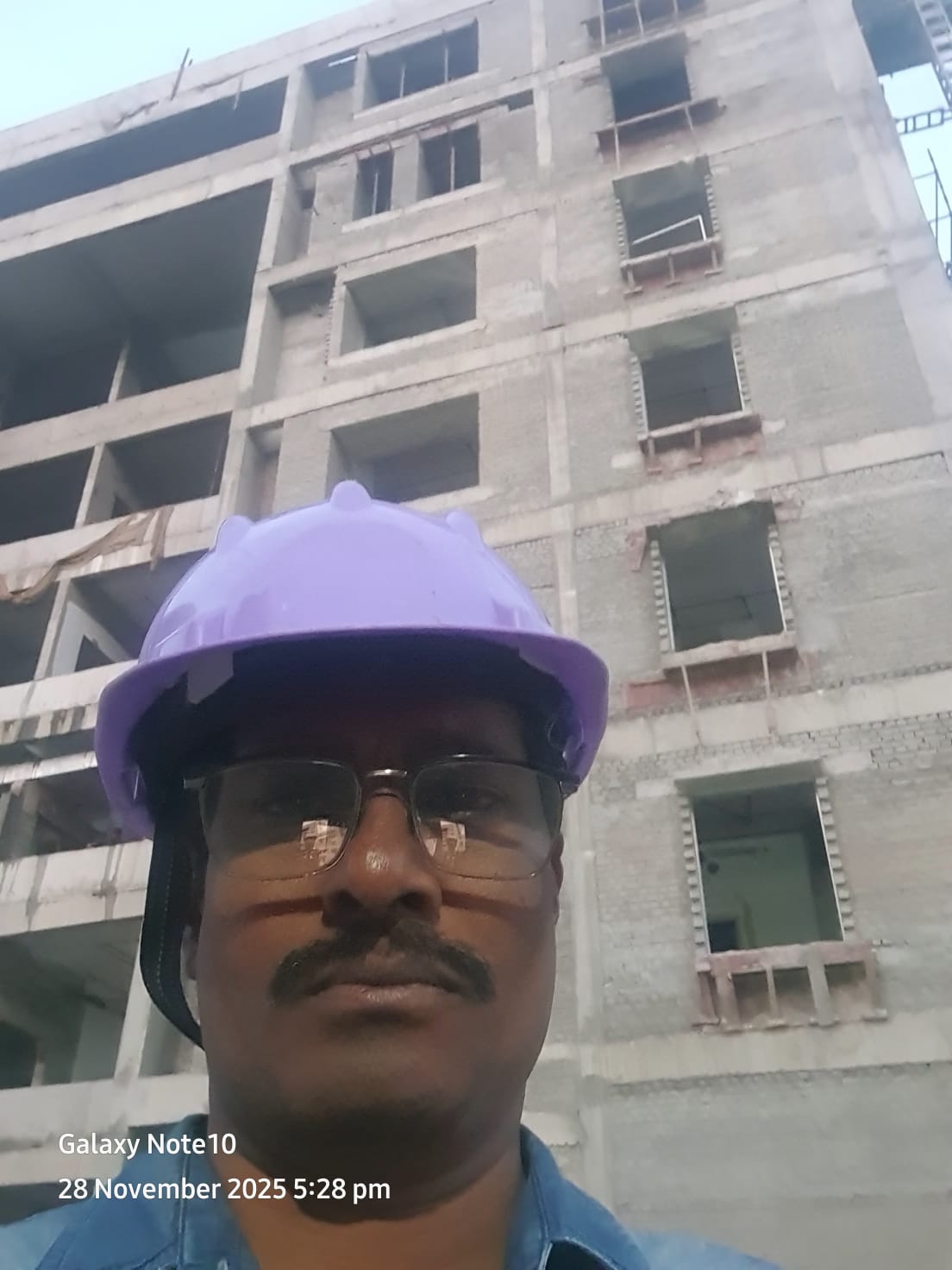 Reyansh Constructions site supervision at a multi-storey apartment project